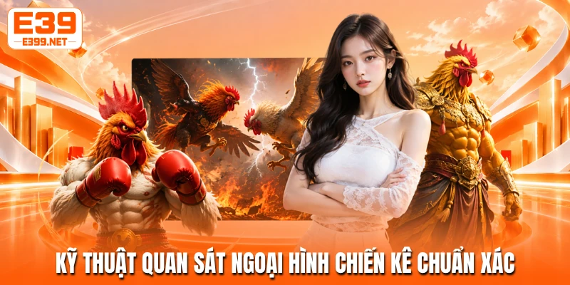 Kỹ thuật quan sát ngoại hình chiến kê chuẩn xác